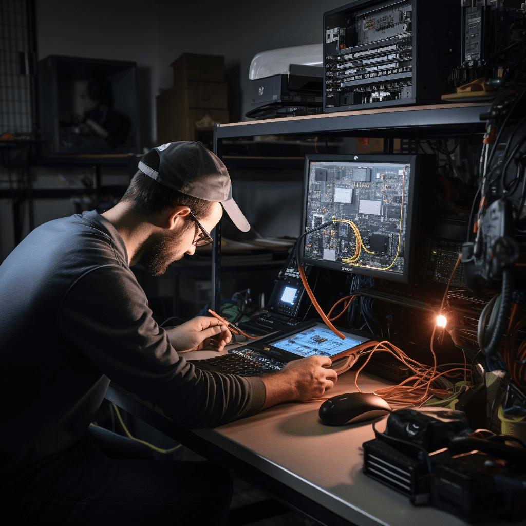 Image of an expert technician repairing computer in Yeerongpilly.